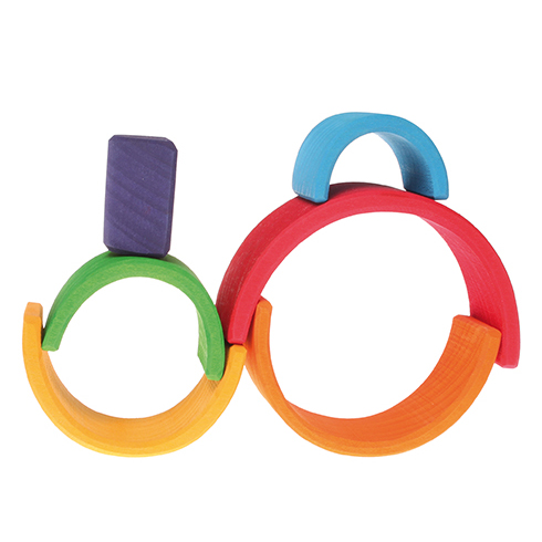 Grimm's Arcobaleno Mini 6 pezzi gioco legno colorato