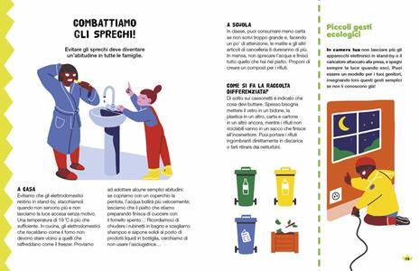 Salviamo il Pianeta Manuale giovane ecologista libro brossura