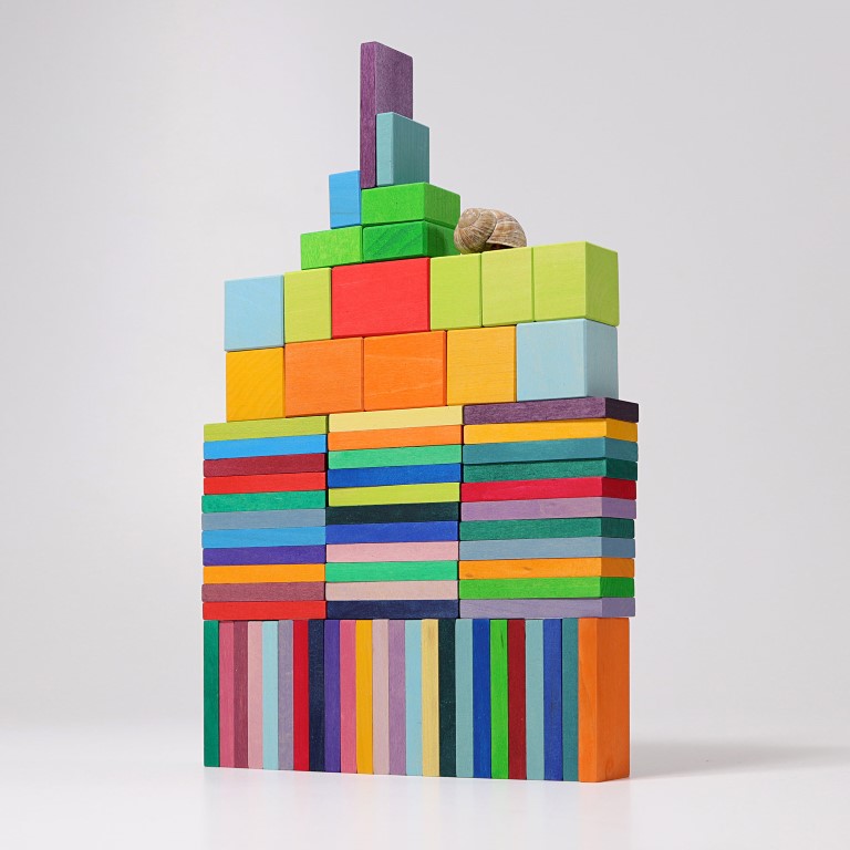 Grimm's Color Charts Rally domino costruzioni legno 29 colori