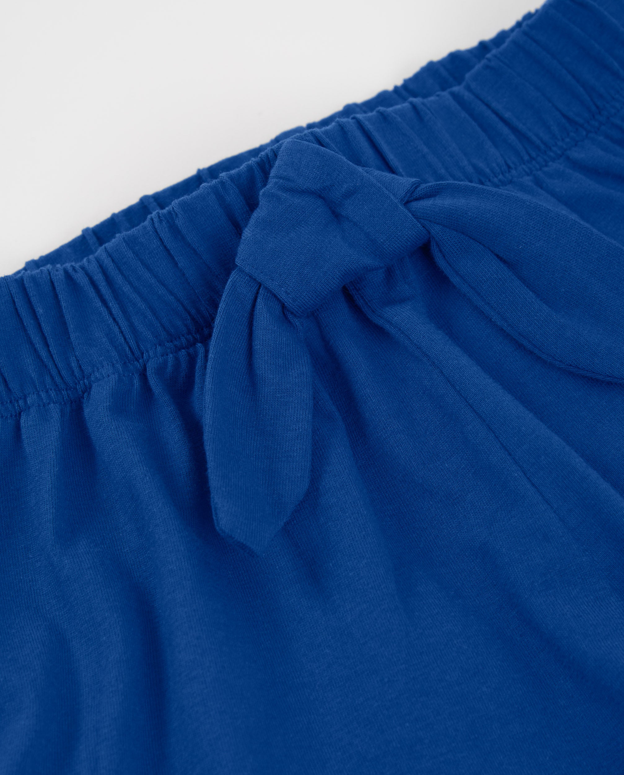 Tuc Tuc shorts bambina blu navy balza fiocco conchiglia