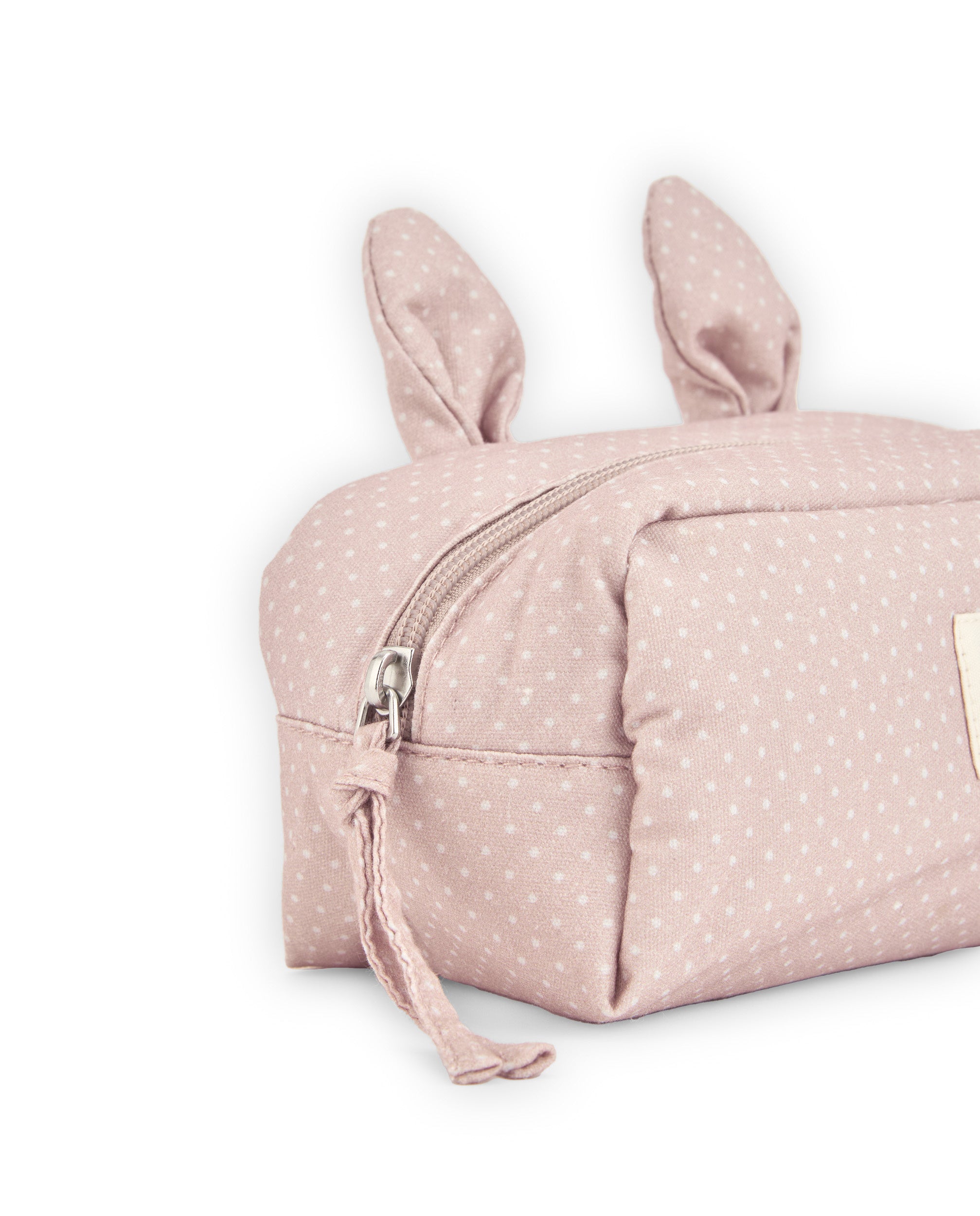 Tuc Tuc trousse neonato beige pois orecchie