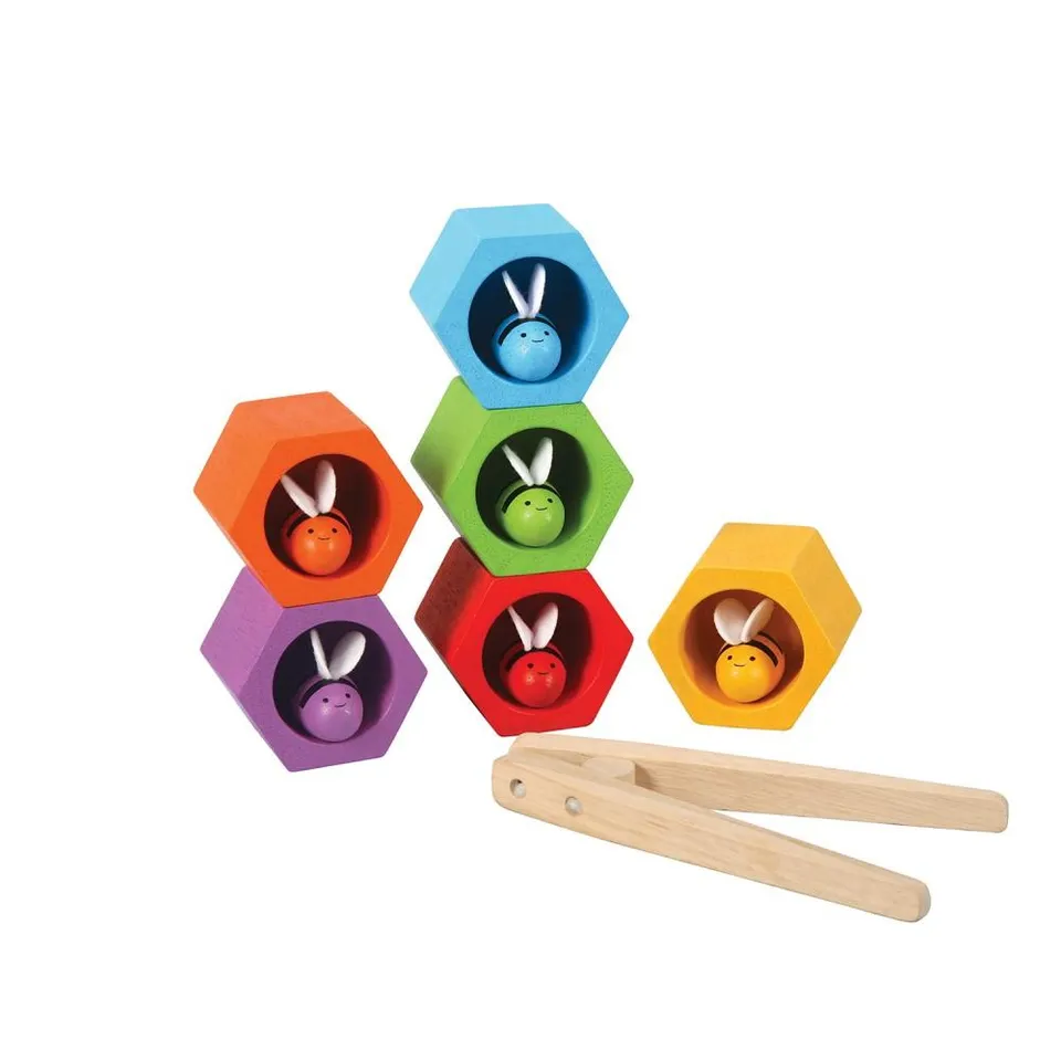 Plan Toys Beehives gioco classificazione colori alveari