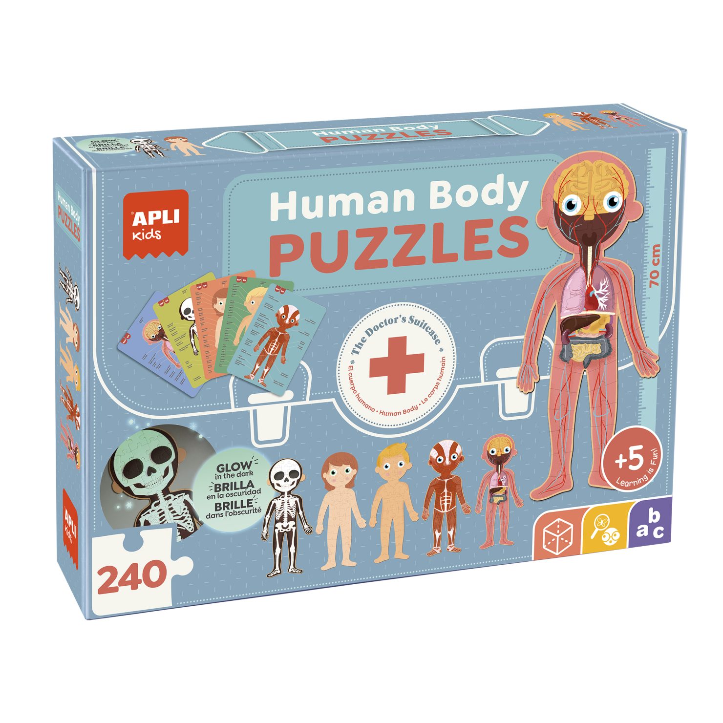 Apli Kids corpo umano puzzle gigante 240 pezzi