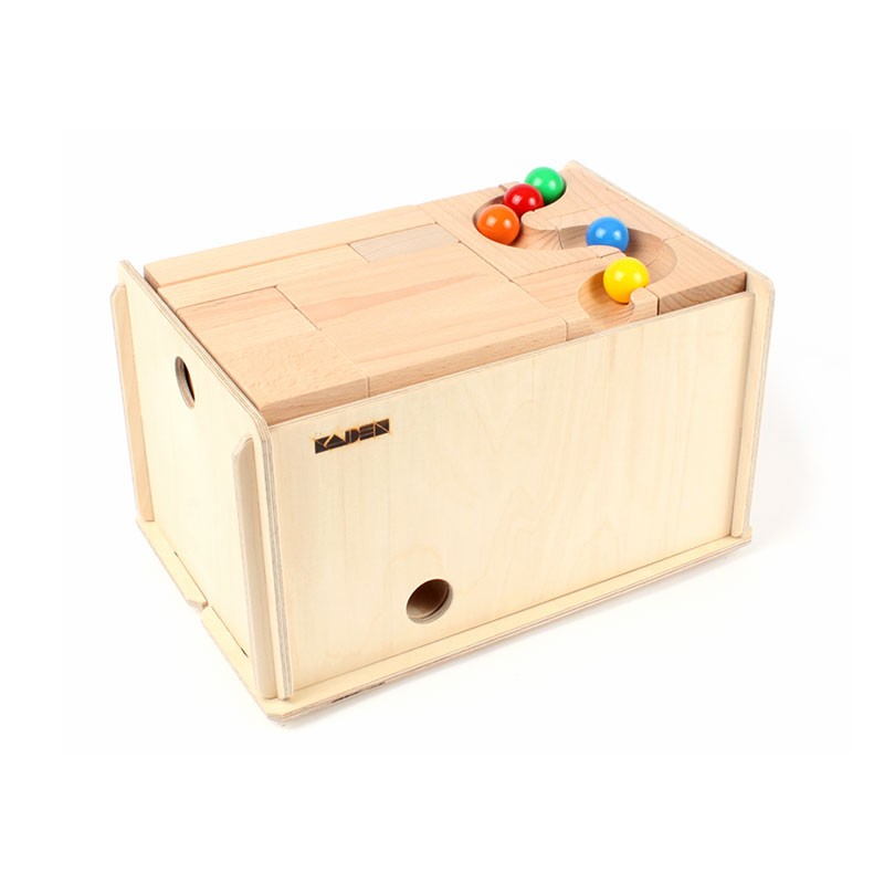 Kaden Set misto 64 pezzi pista biglie legno