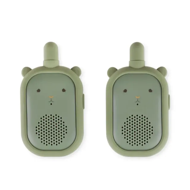 Konges Sløjd Walkie Talkie Silicone Panda walkie talkie olive