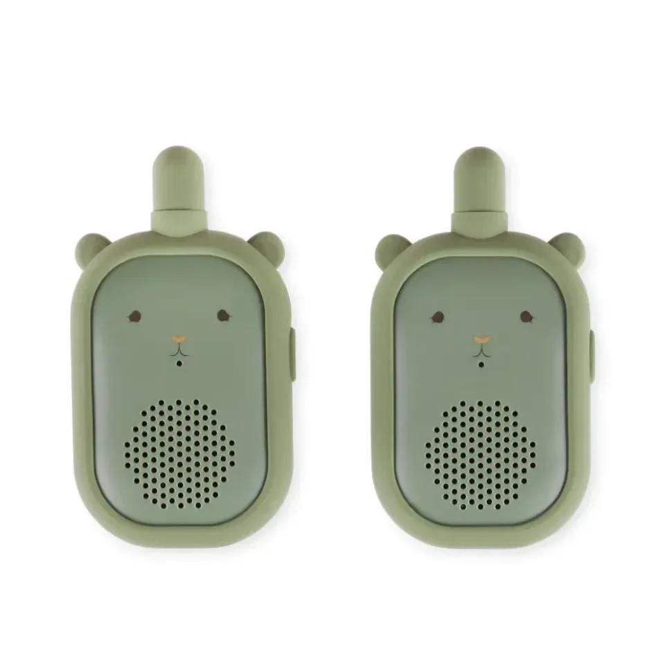 Konges Sløjd Walkie Talkie Silicone Panda walkie talkie olive