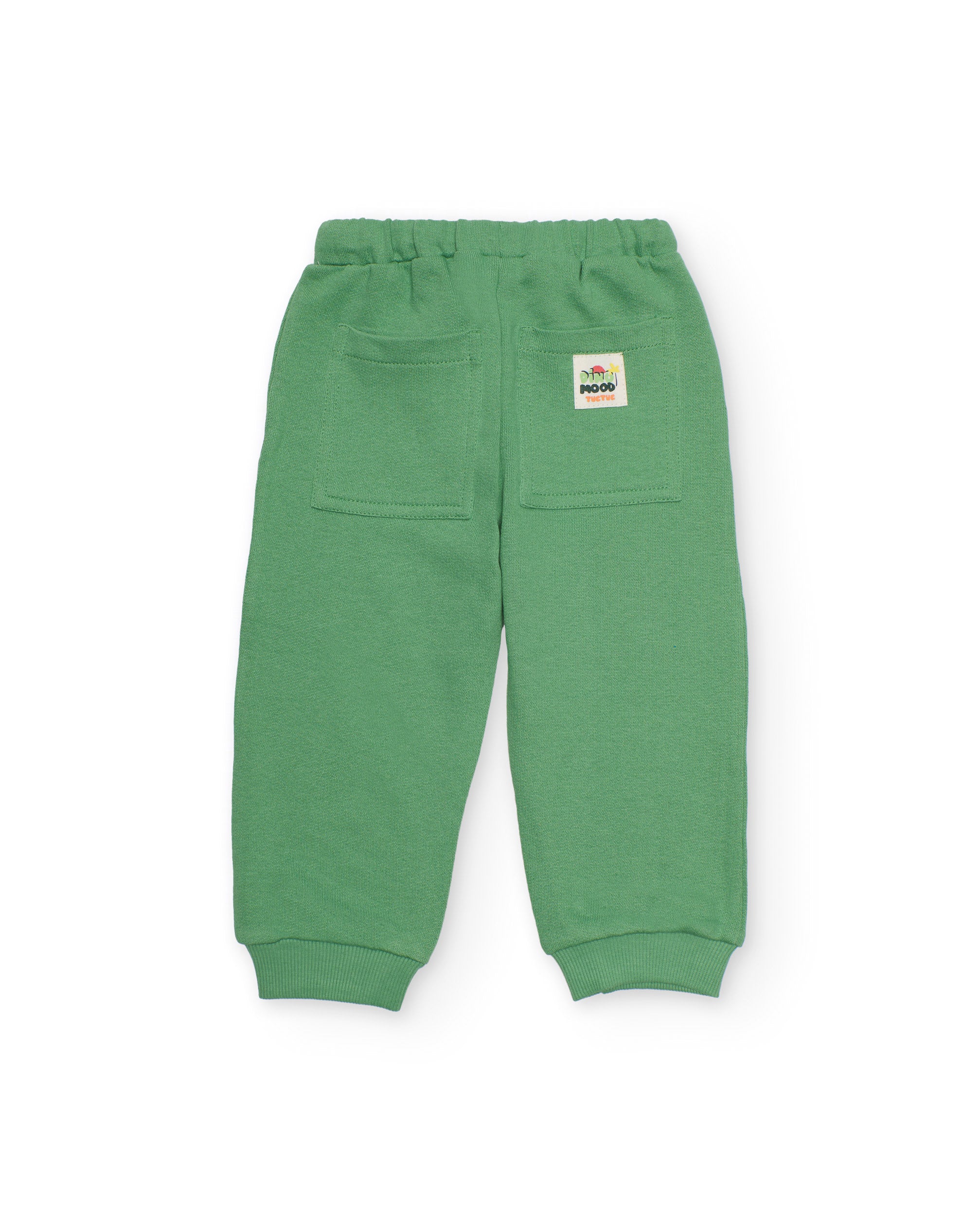 Tuc Tuc pantaloni bimbo verdi elastico cotone