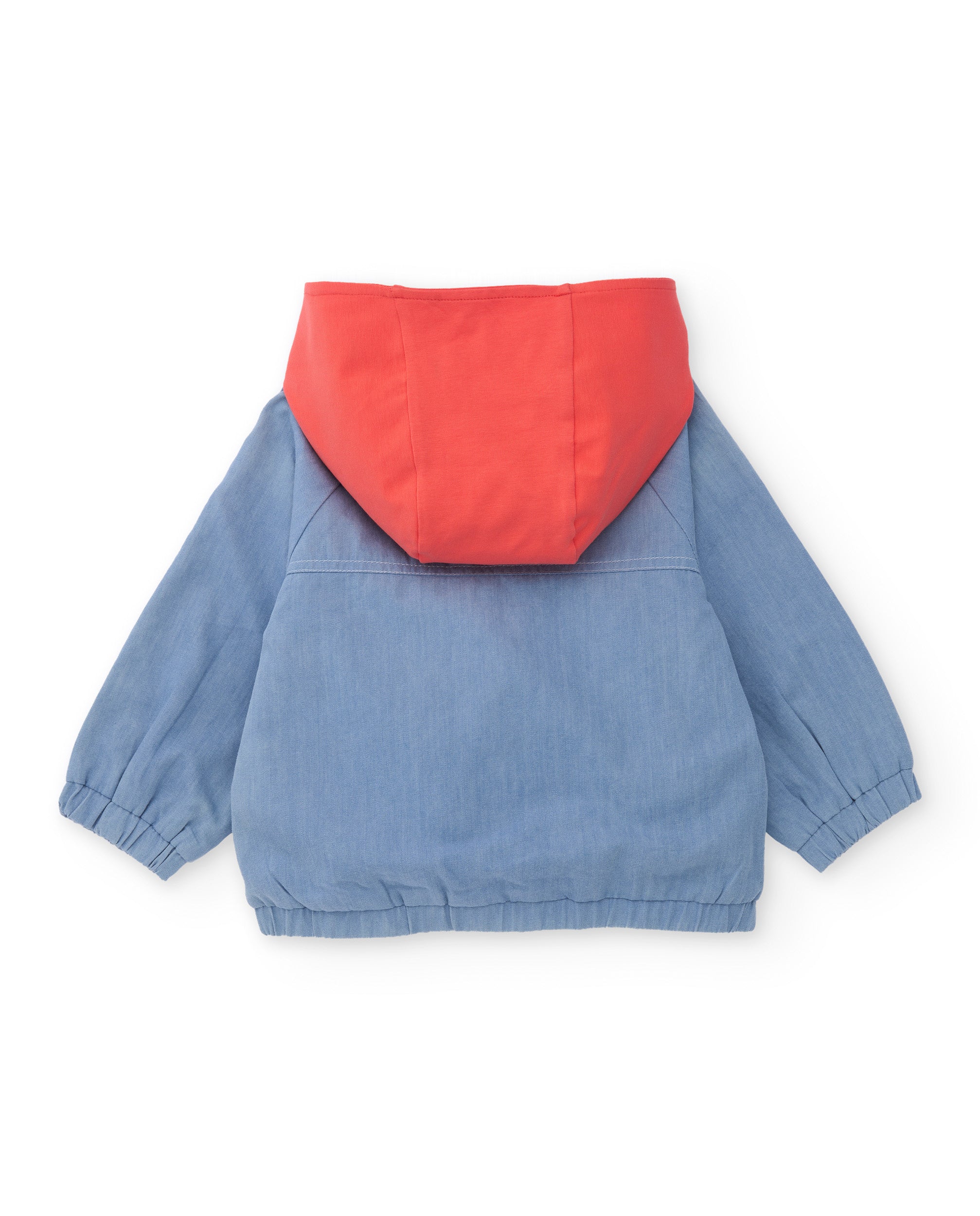 Tuc tuc giacca bambino denim blu con cappuccio