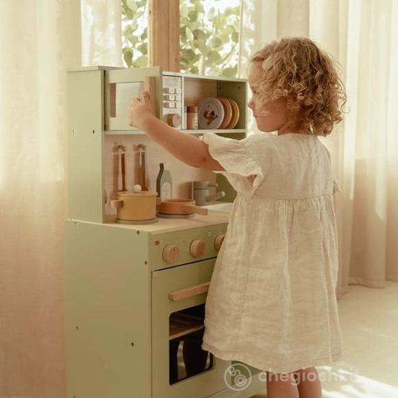 Little Dutch Toy Kitchen cucina giocattolo legno mint