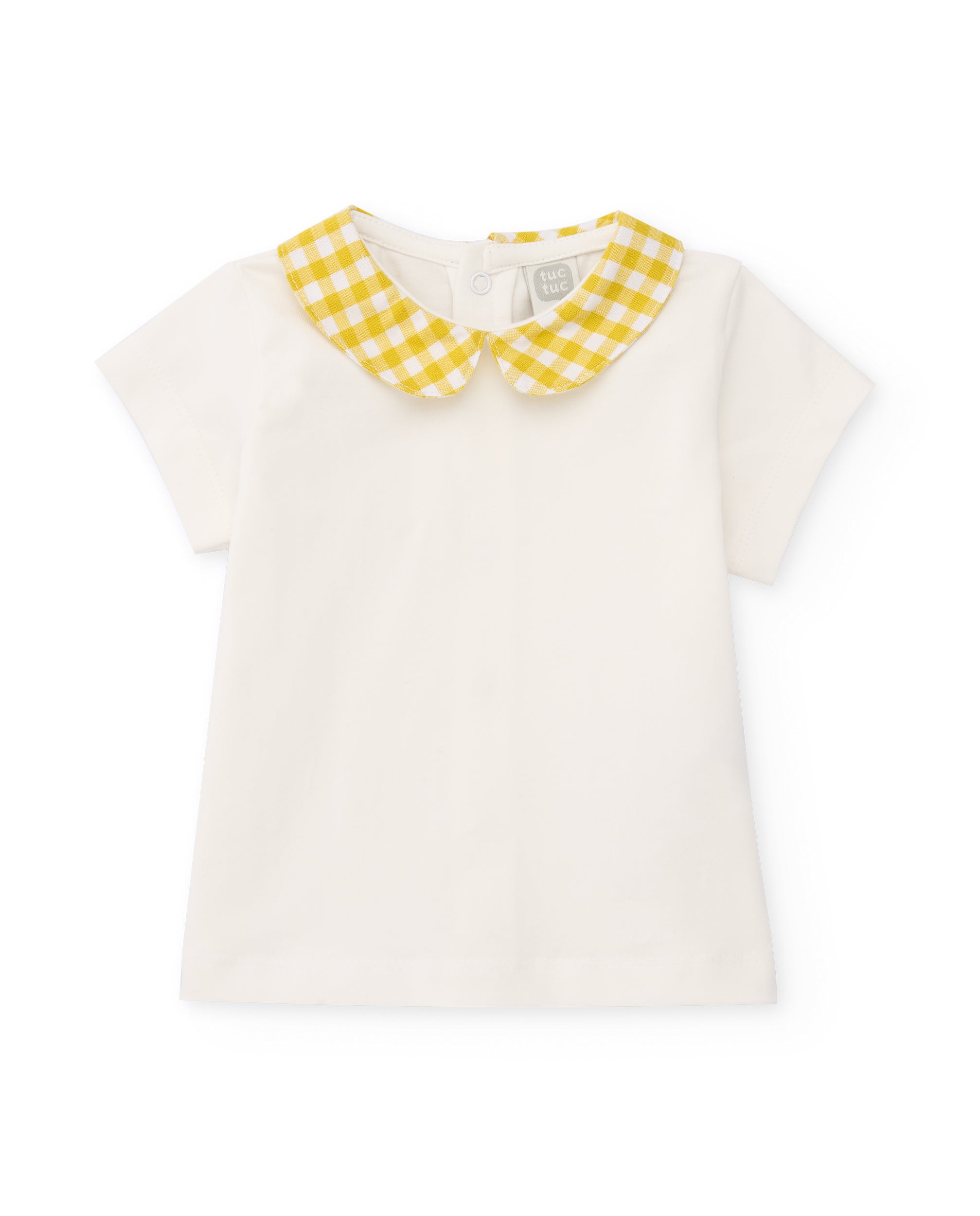Tuc Tuc completino neonata giallo vichy estivo