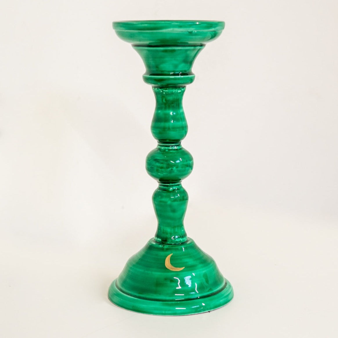 Ella and Rapha To The Moon portacandele verde 28 cm