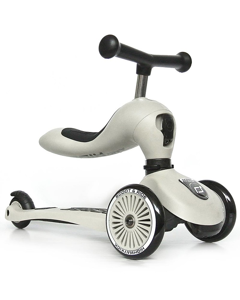 Scoot and Ride Highwaykick 1 monopattino grigio 2in1