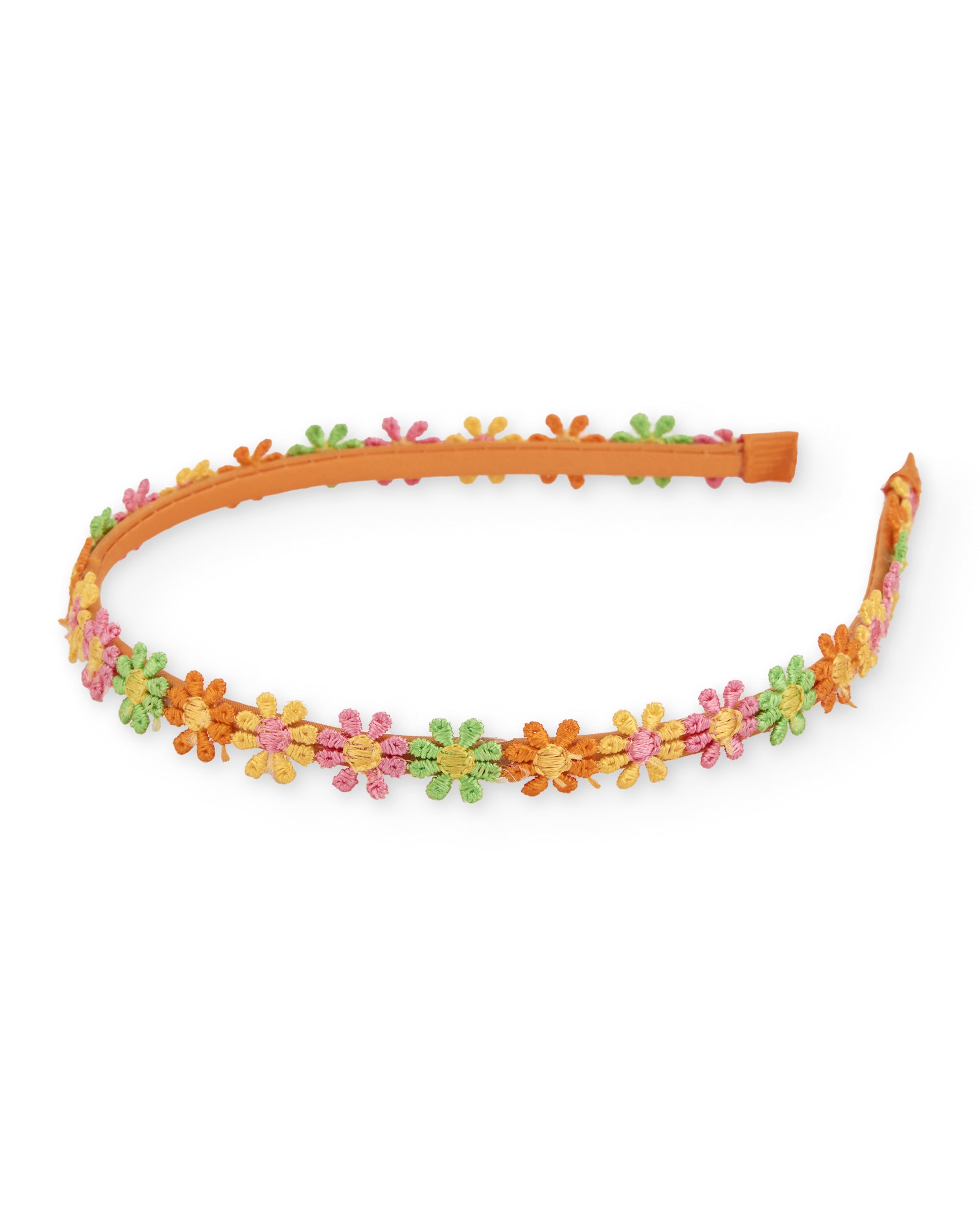 Tuc Tuc cerchietto bambina fiori arancione