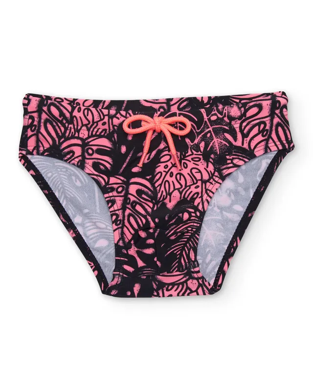 Tuc Tuc costume mare bimbo slip arancione nero