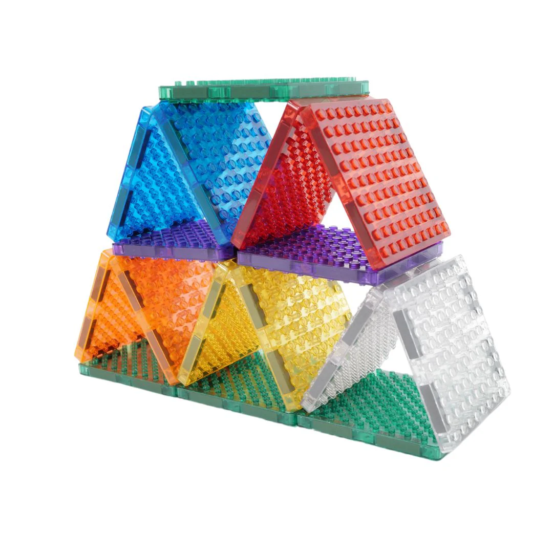 Cleverclixx Brick Tiles costruzioni magnetiche 16 pezzi