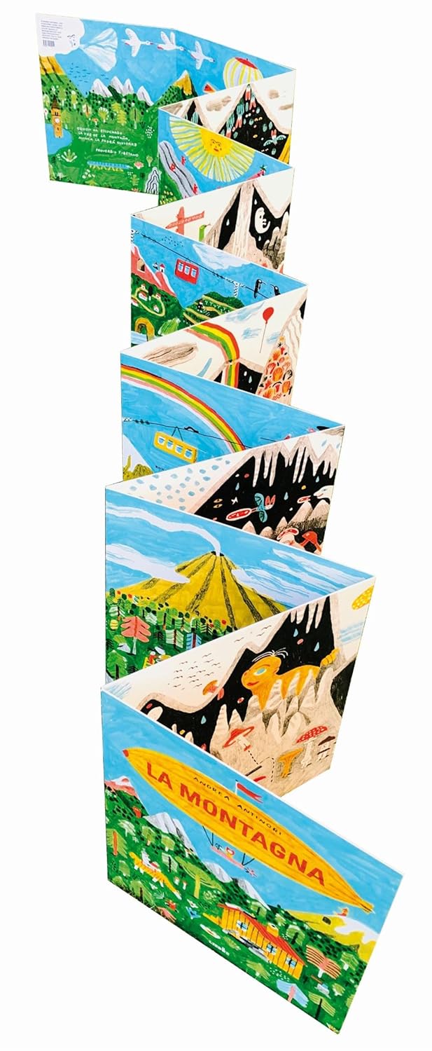 Fatatrac La Montagna libro fisarmonica 3,5 metri