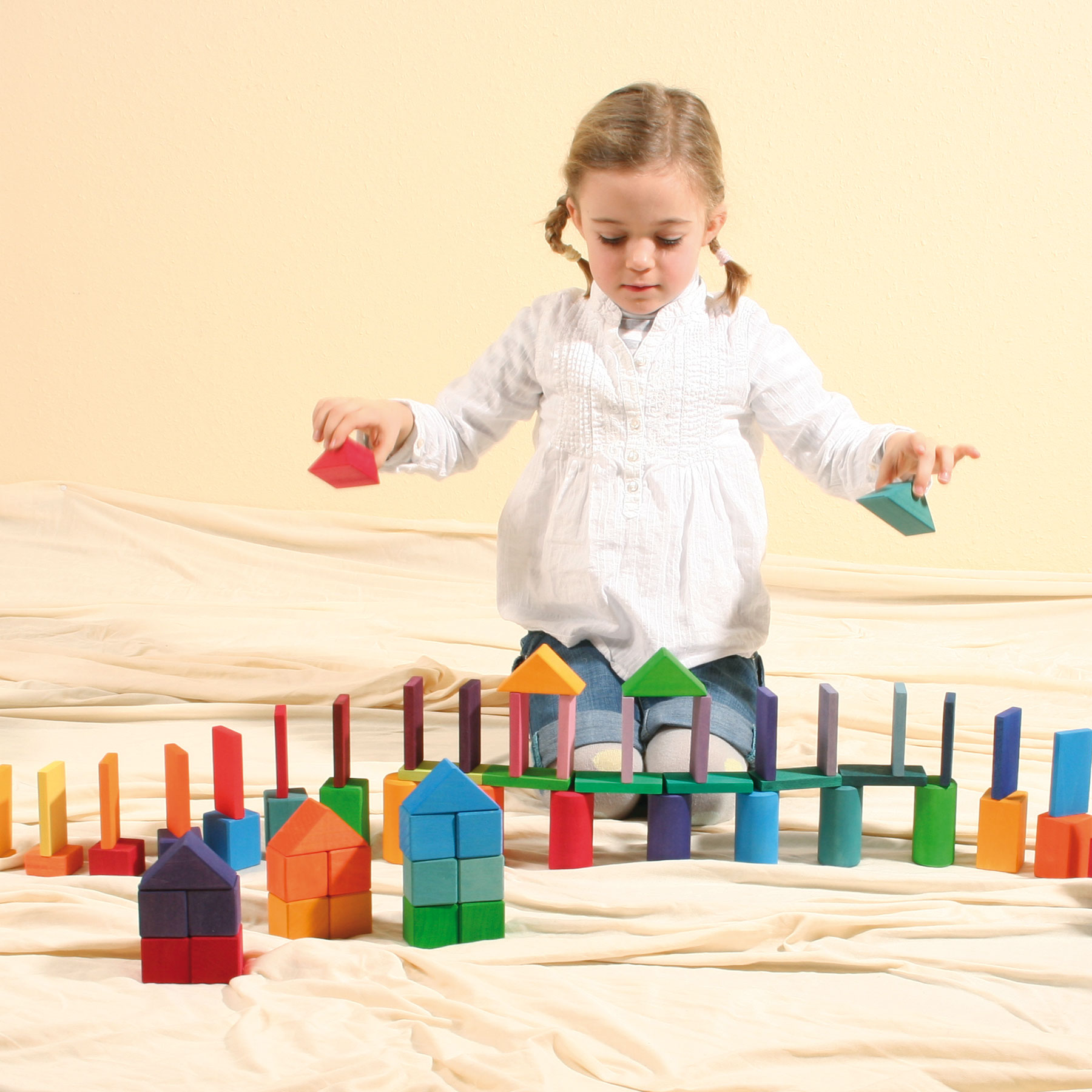 Grimm's Shapes and Colors set costruzioni 70 blocchi