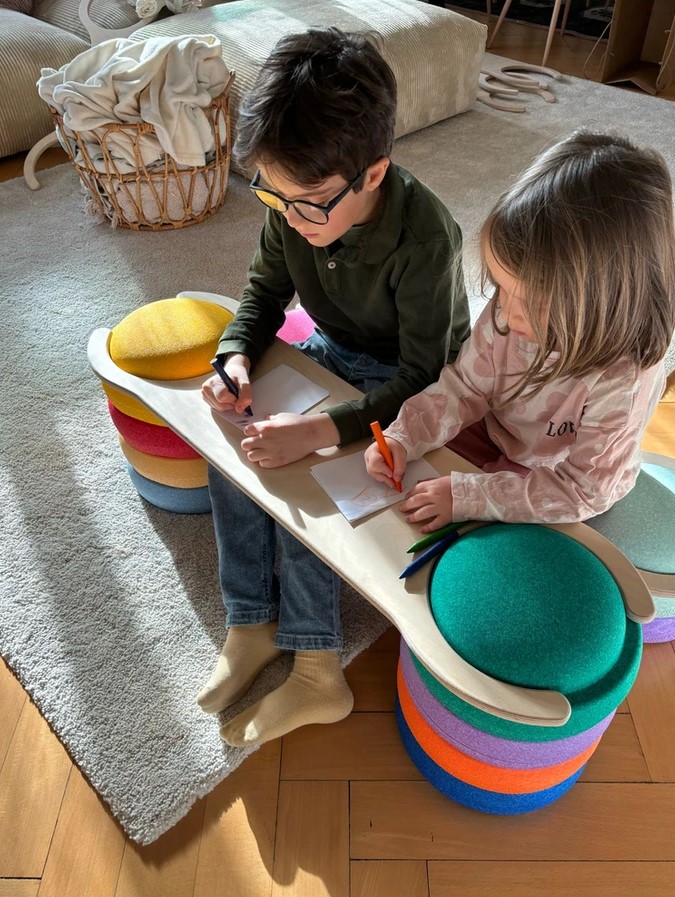 Lulo Tavole Gioco Betulla set 2 tavole equilibrio 94 cm