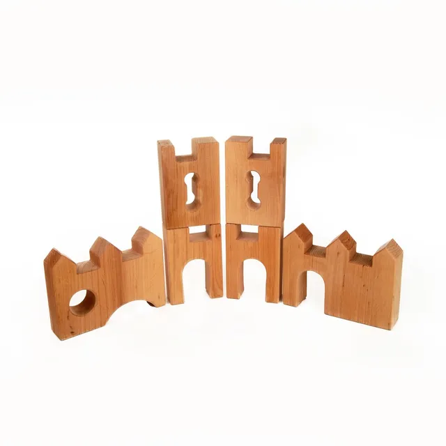 Bauspiel Castello dei Cavalieri Estensione 6 pezzi Legno