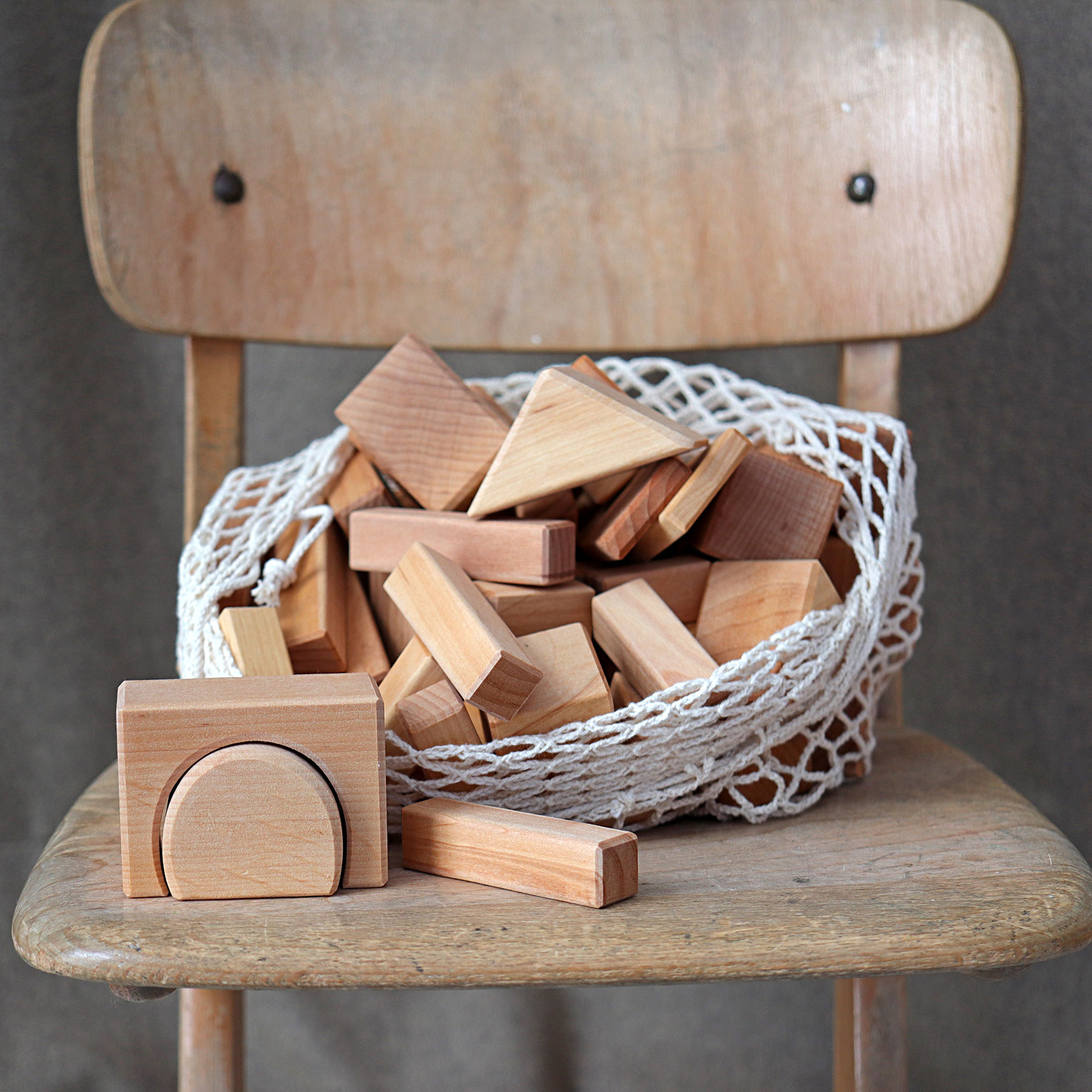Grimm’s Natural Geo-Blocks 60 costruzioni legno naturale