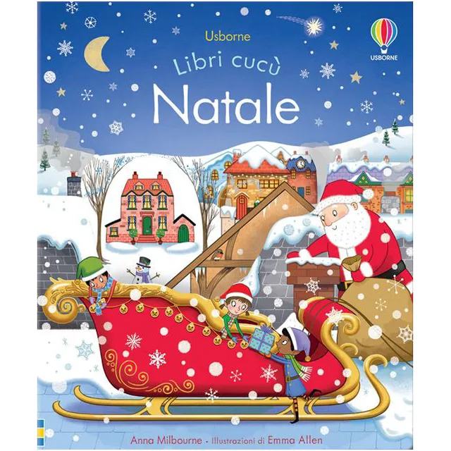 Usborne Libro cucù Natale libro cartonato 16 pagine