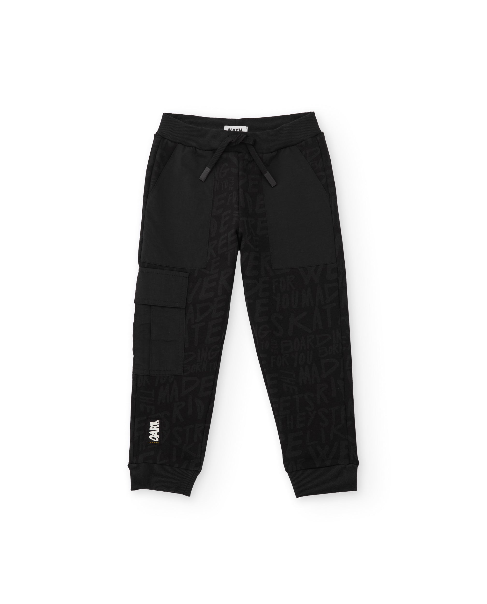 Tuc Tuc Dark Legend pantaloni bambino felpa nero cargo