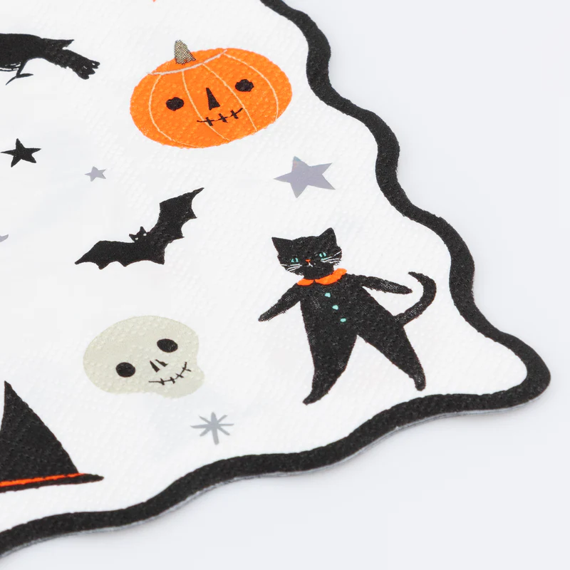 Meri Meri tovaglioli Halloween carta 16 pezzi 16,5 cm