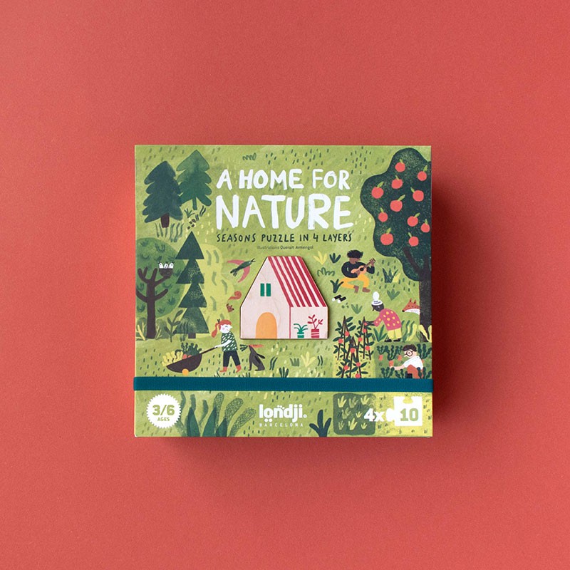 Londji A Home for Nature puzzle 4 stagioni impilabile
