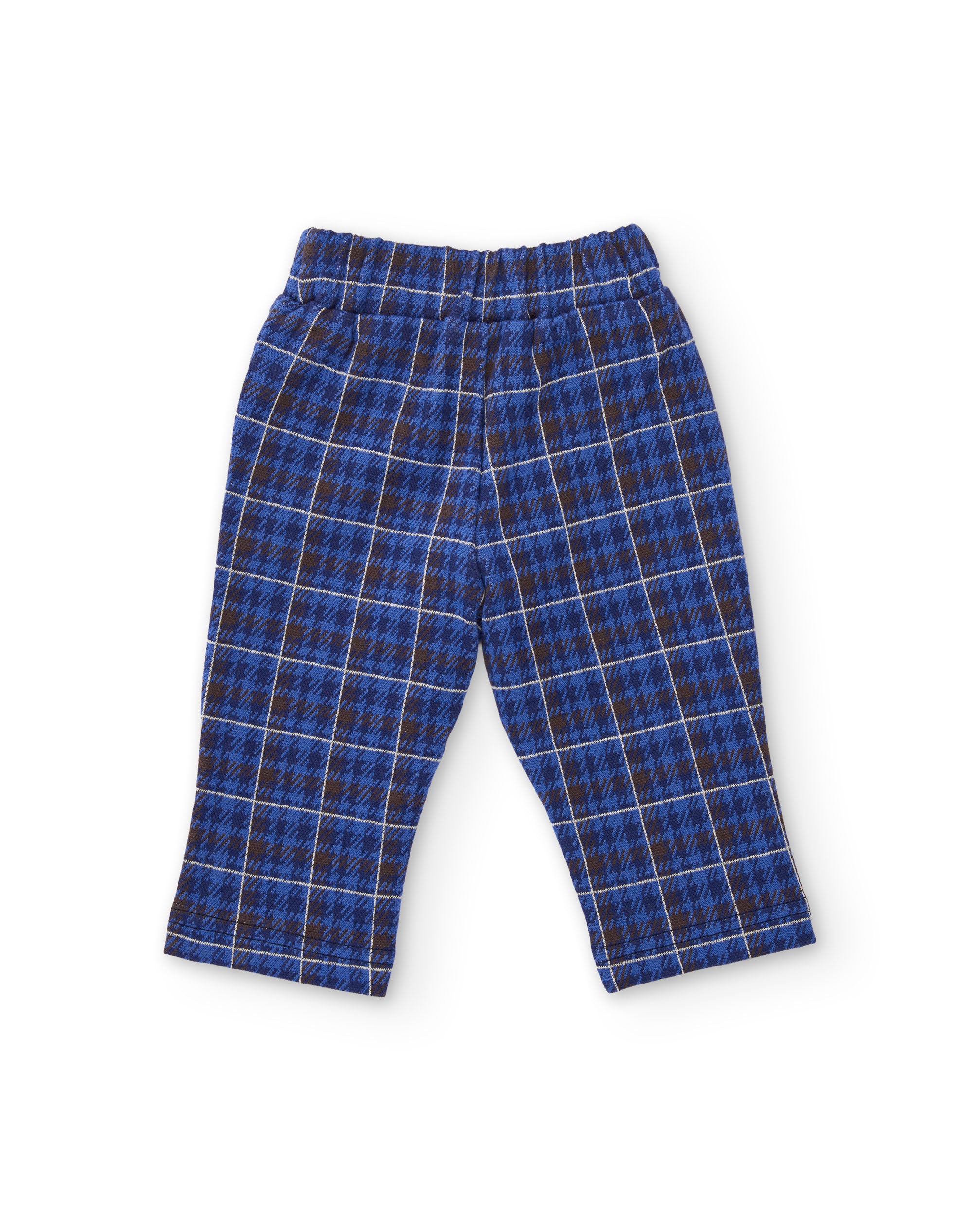 Tuc tuc completo neonato bimbo blu camicia bosco quadri