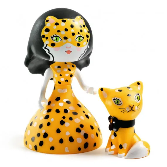 Djeco Arty Toys Princess Feline & Leo figura vinile 12 cm dai 4 anni