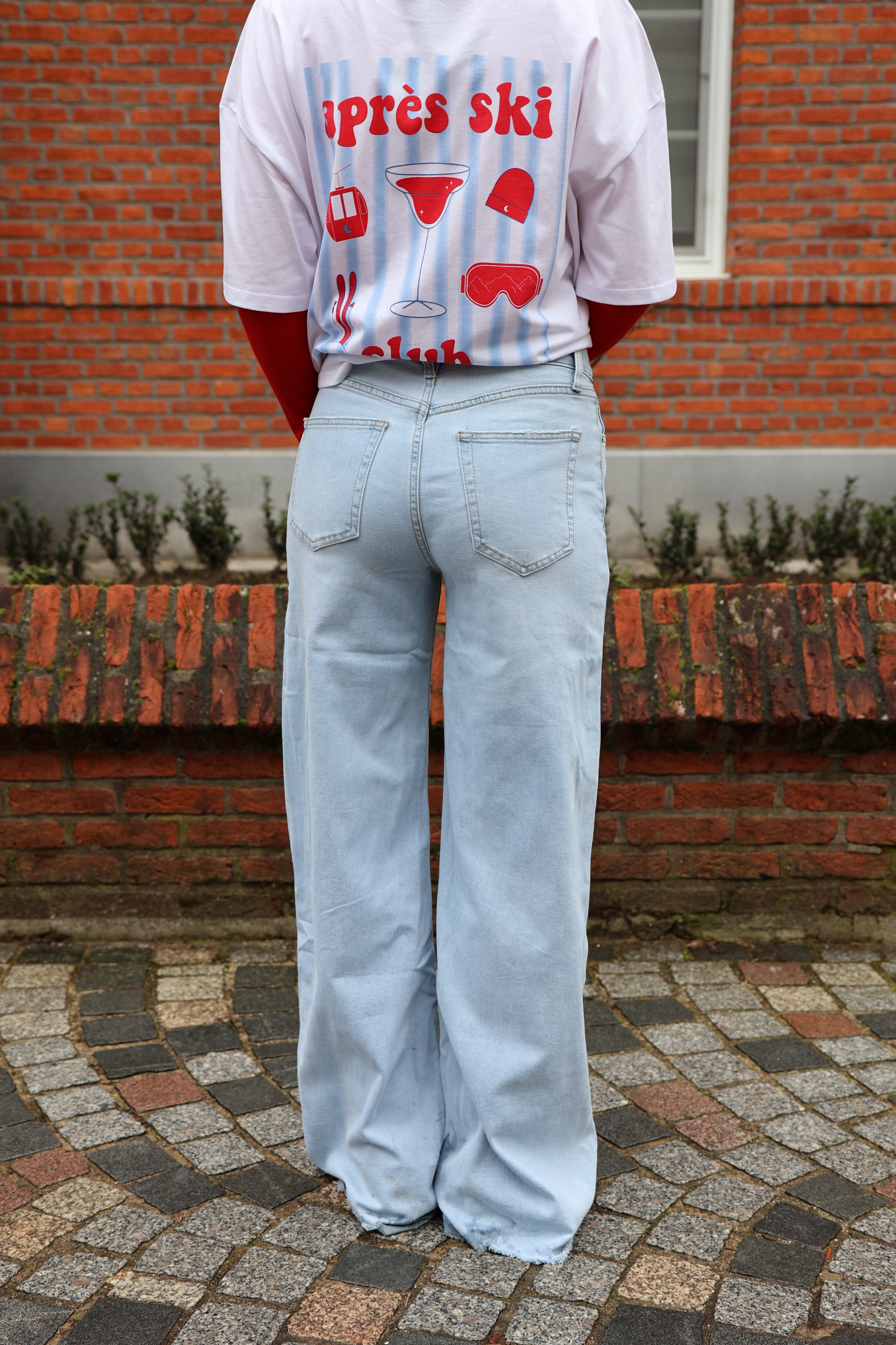 Ella and Rapha Cloudy jeans donna denim chiaro