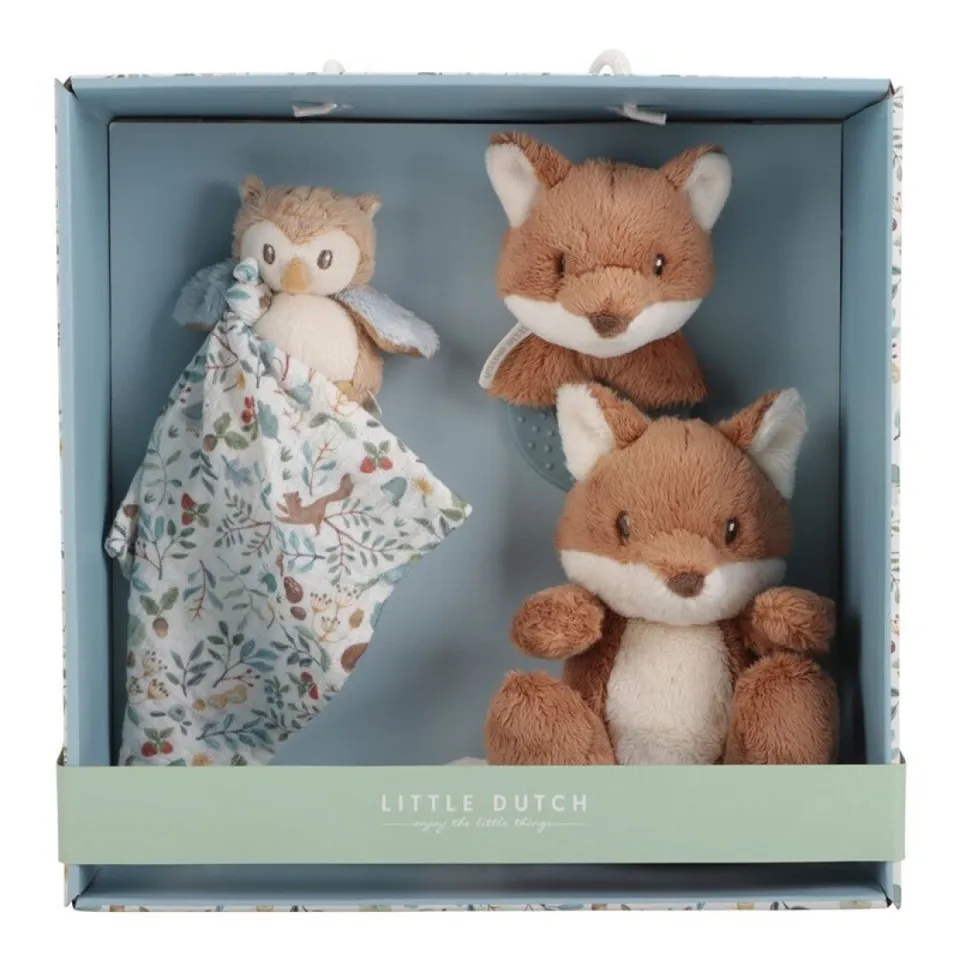 Little Dutch Forest Friends scatola regalo neonato 3 pezzi