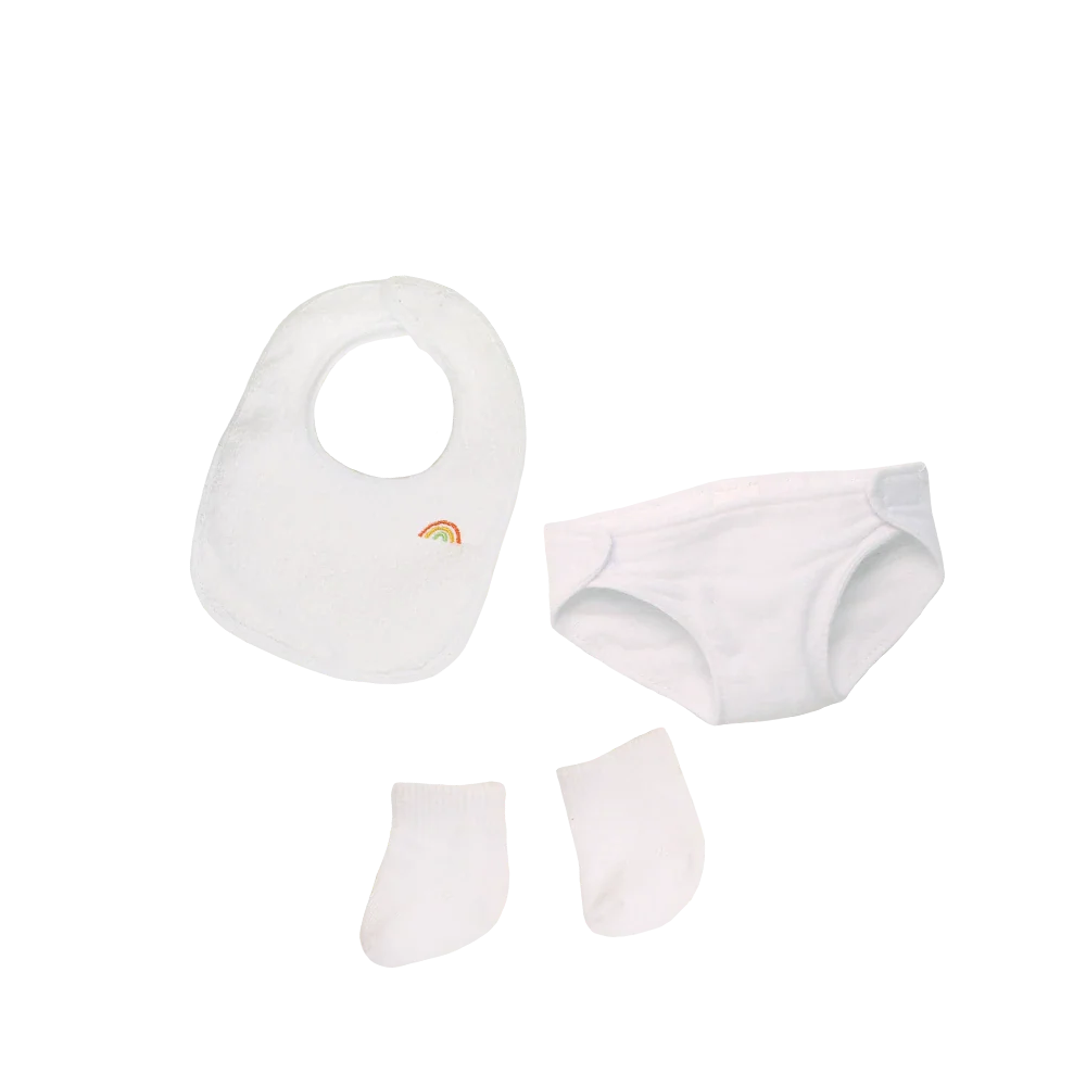 OlliElla Dinkum Dolls Care Set accessori bambola in cotone