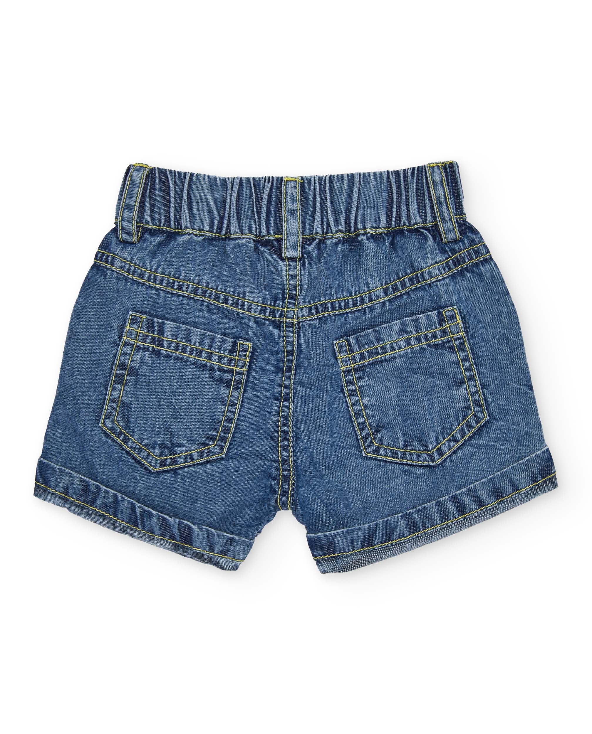 Tuc Tuc completo neonato bimbo camicia vichy blu