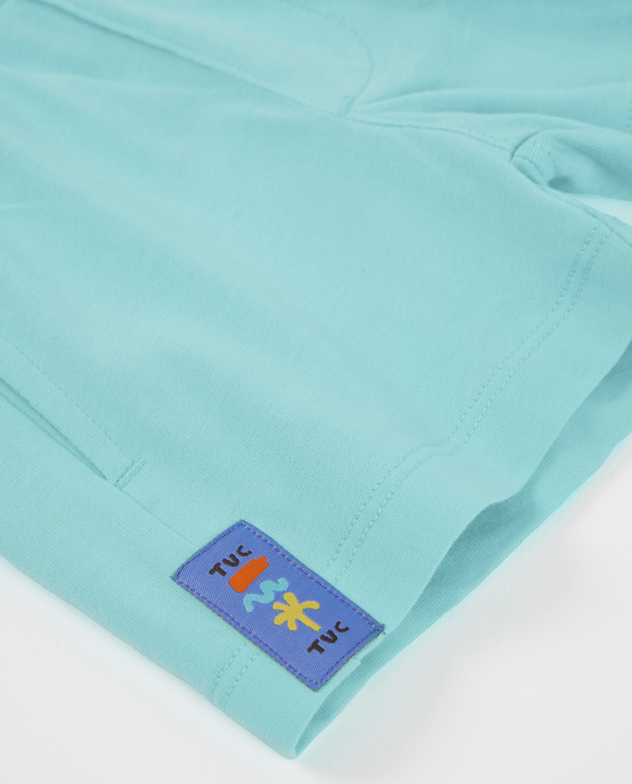 Tuc tuc bermuda bimbo azzurro vita elastica
