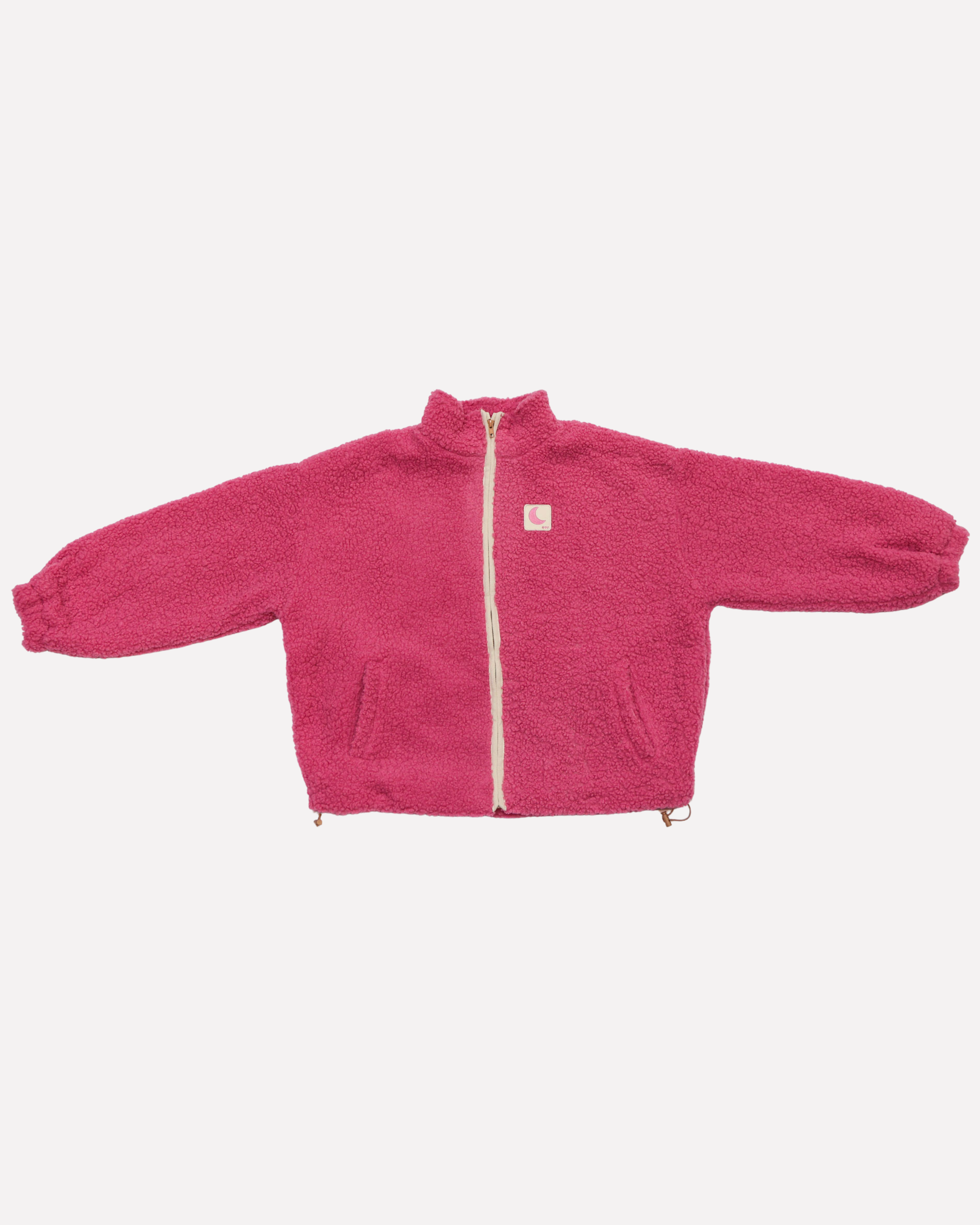 Ella and Rapha Teddy Jacket giacca rosa teddy calda