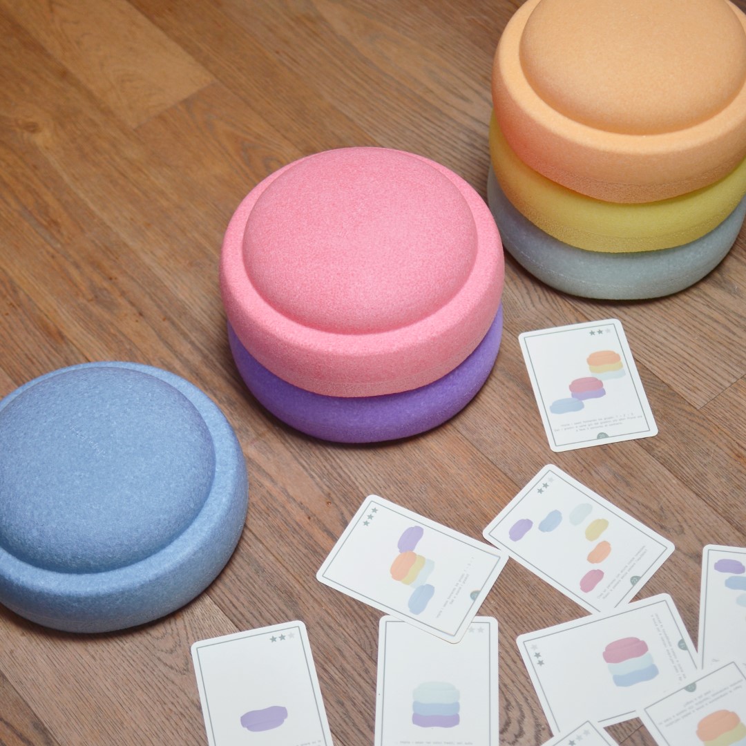 Stapelstein Original Pastel elementi impilabili set 6 pezzi