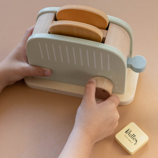 Little Dutch tostapane legno set colazione menta