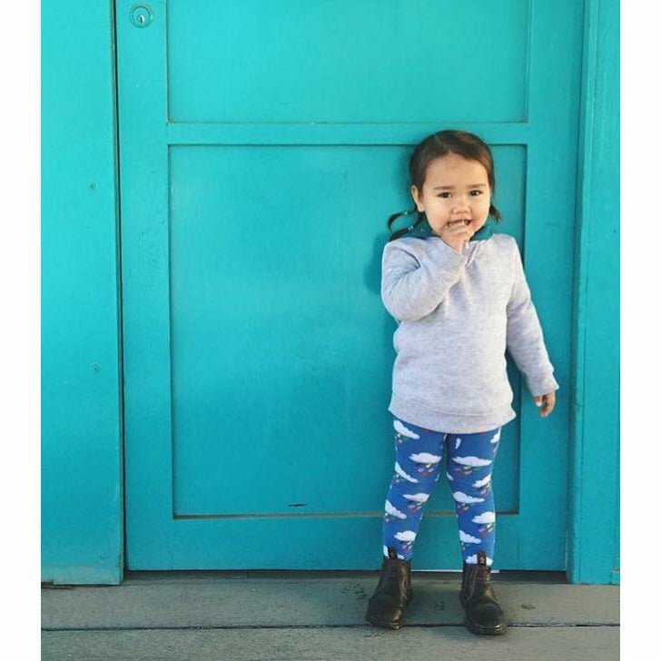 Slugs & Snails Drop collant bimbi nuvole blu cotone bio