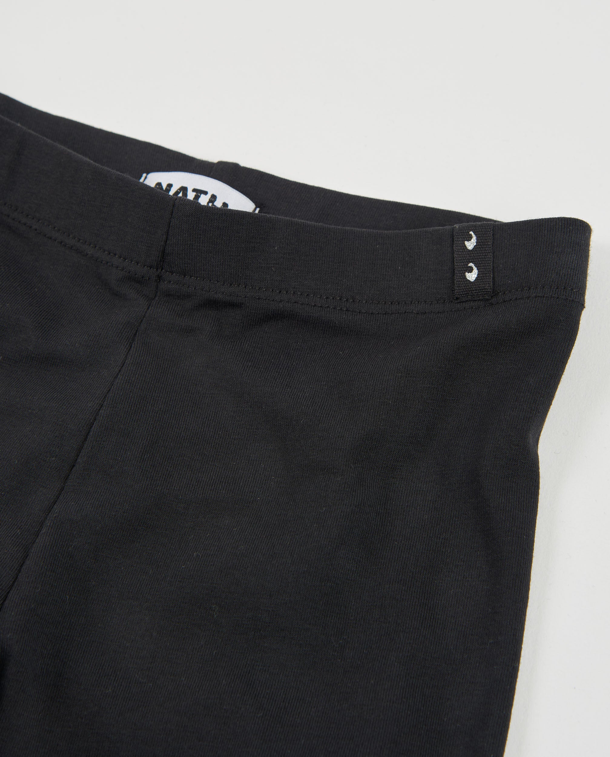 Tuc Tuc leggings bambina nero lungo cotone elasticizzato