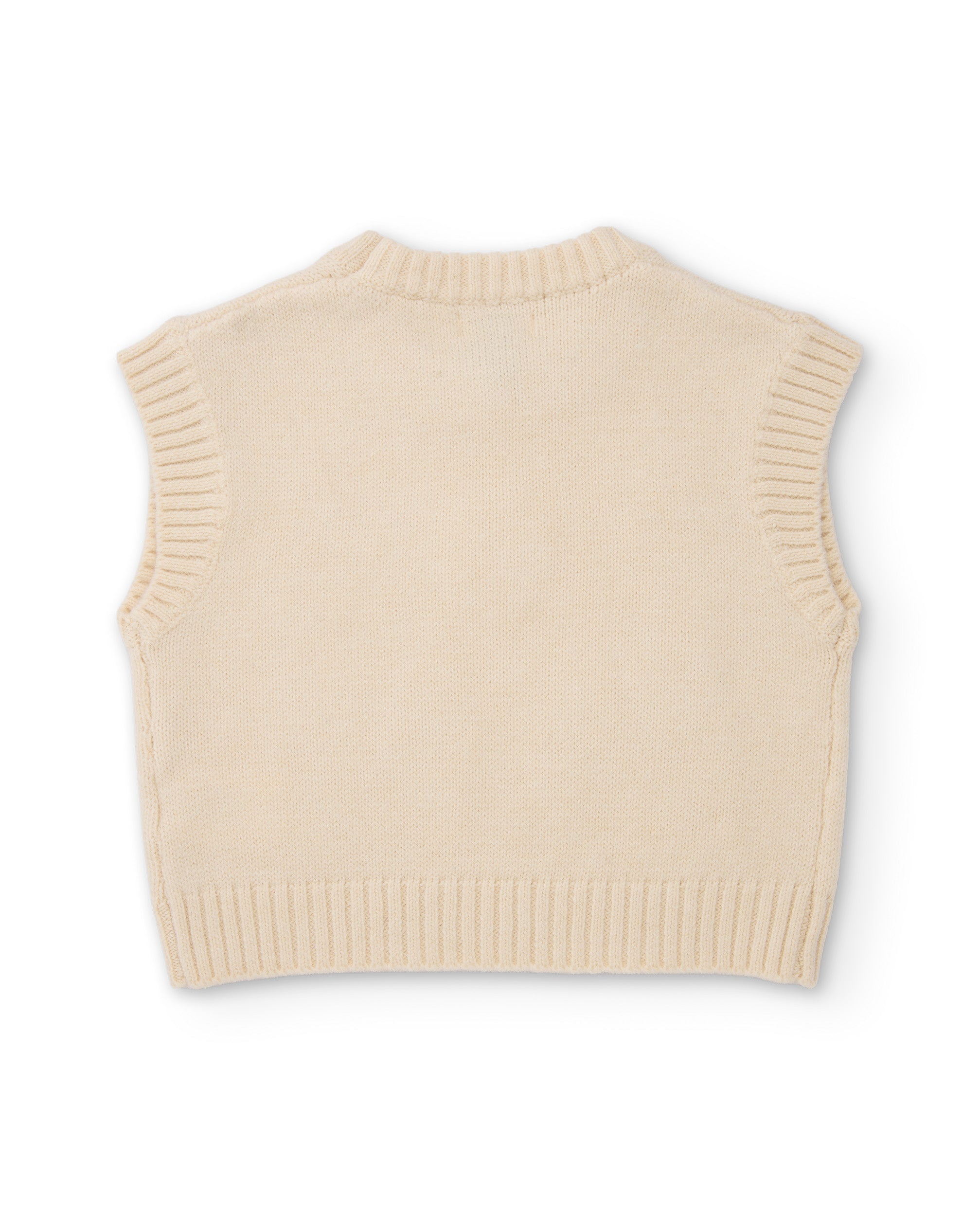 Tuc Tuc Bloom Gallery gilet maglia bambina fiori beige