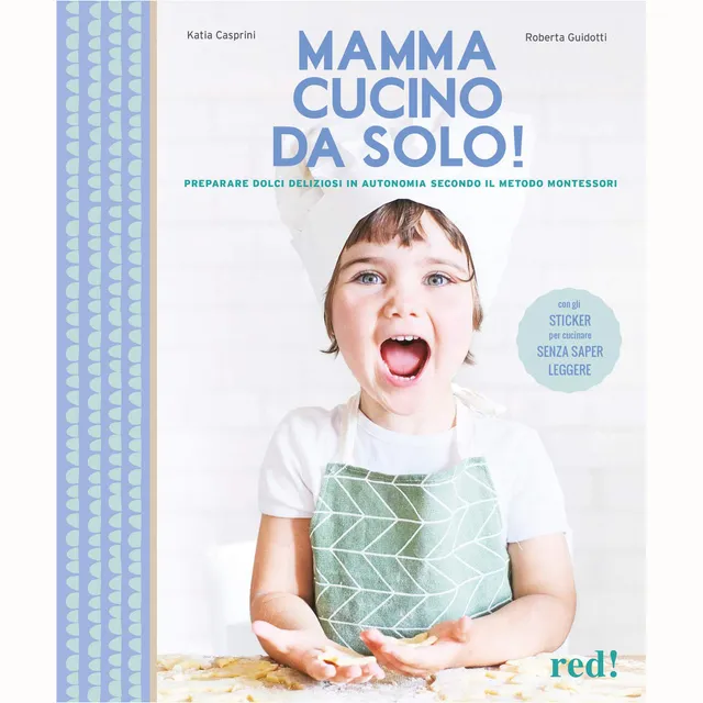 RED Mamma cucino da solo! libro ricette bambini con sticker