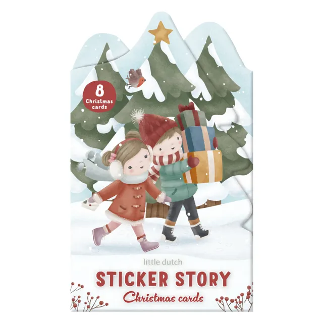 Little Dutch Libro Adesivi Natale 150 Sticker