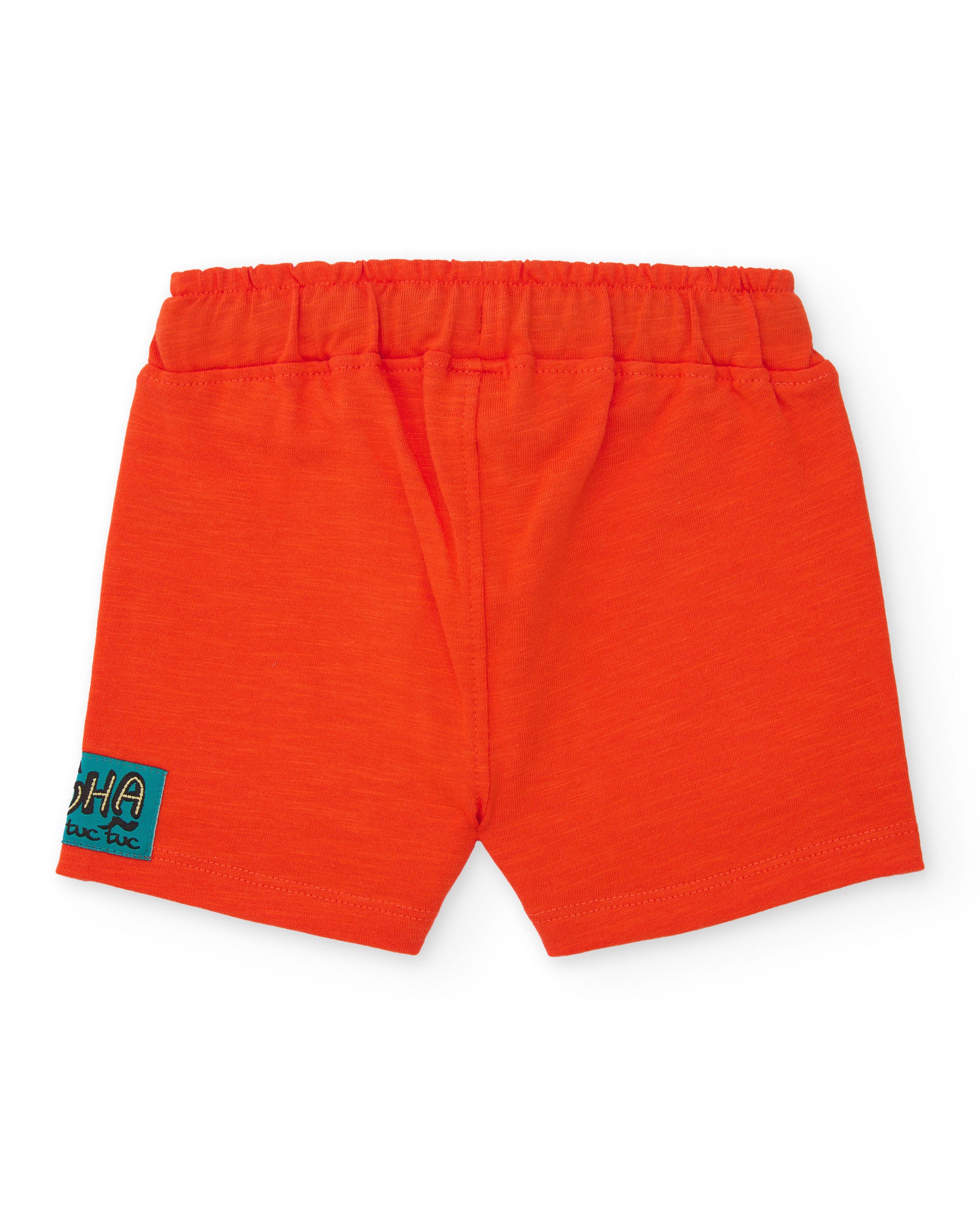 Tuc Tuc bermuda bambino elastico rossi con coulisse