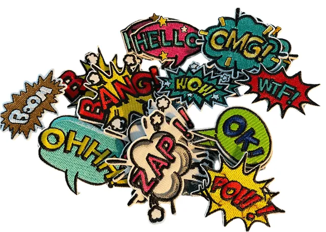 Slugs & Snails fumetto toppa termoadesiva Hello
