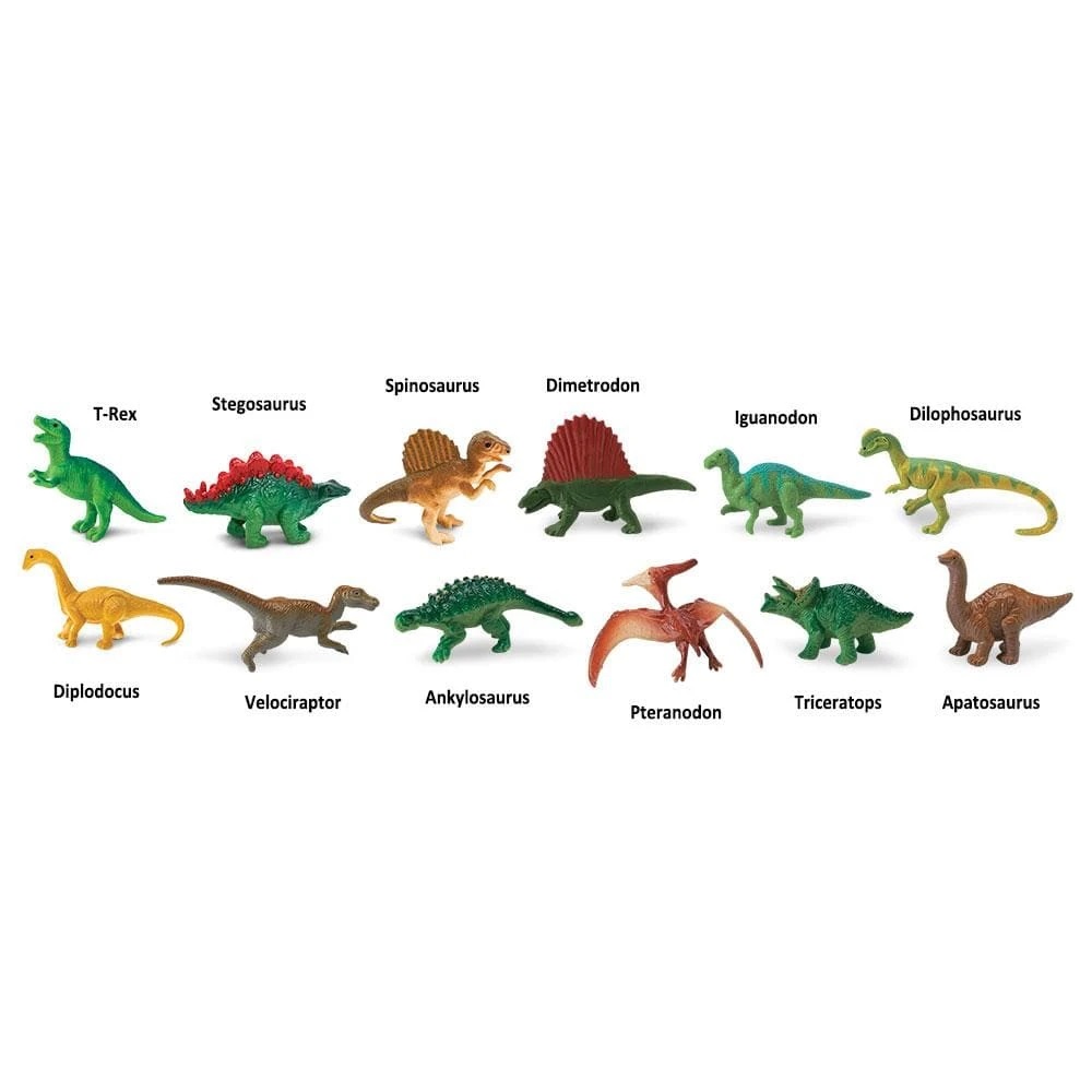 Safari Ltd Toob Dinosauri miniature 12 pezzi resina