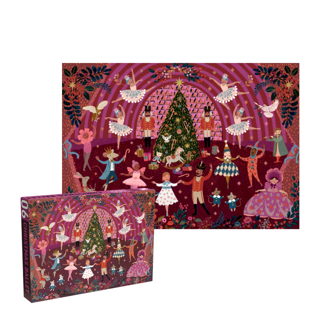Penny Puzzle Christmas Ballet puzzle 1000 pezzi 48x68 Natale