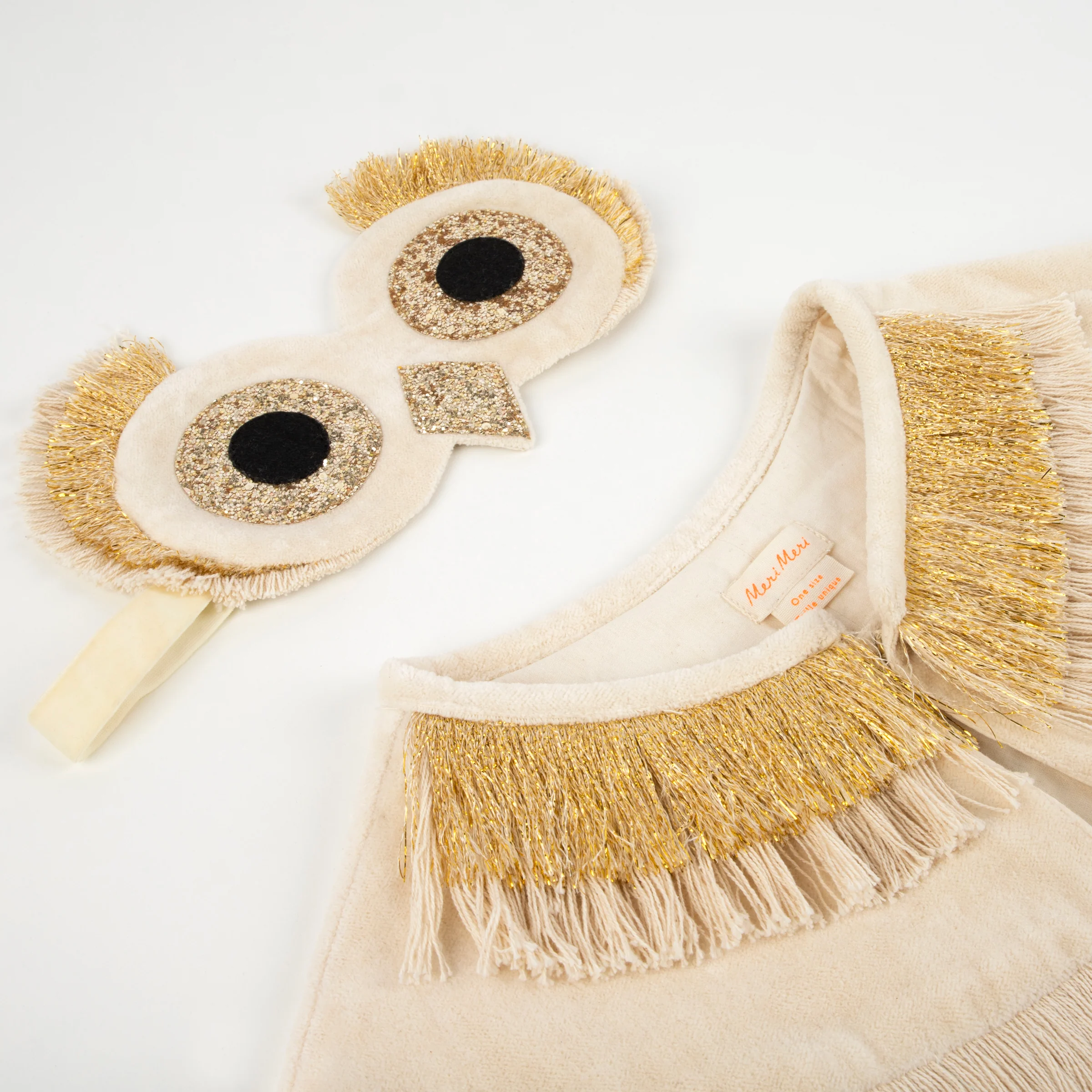 Meri Meri Gufo mantella e maschera costume 3-6 anni