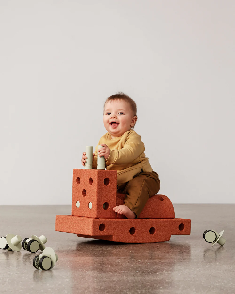 MODU Curiosity Set gioco costruzioni Orange-Green 14 pezzi