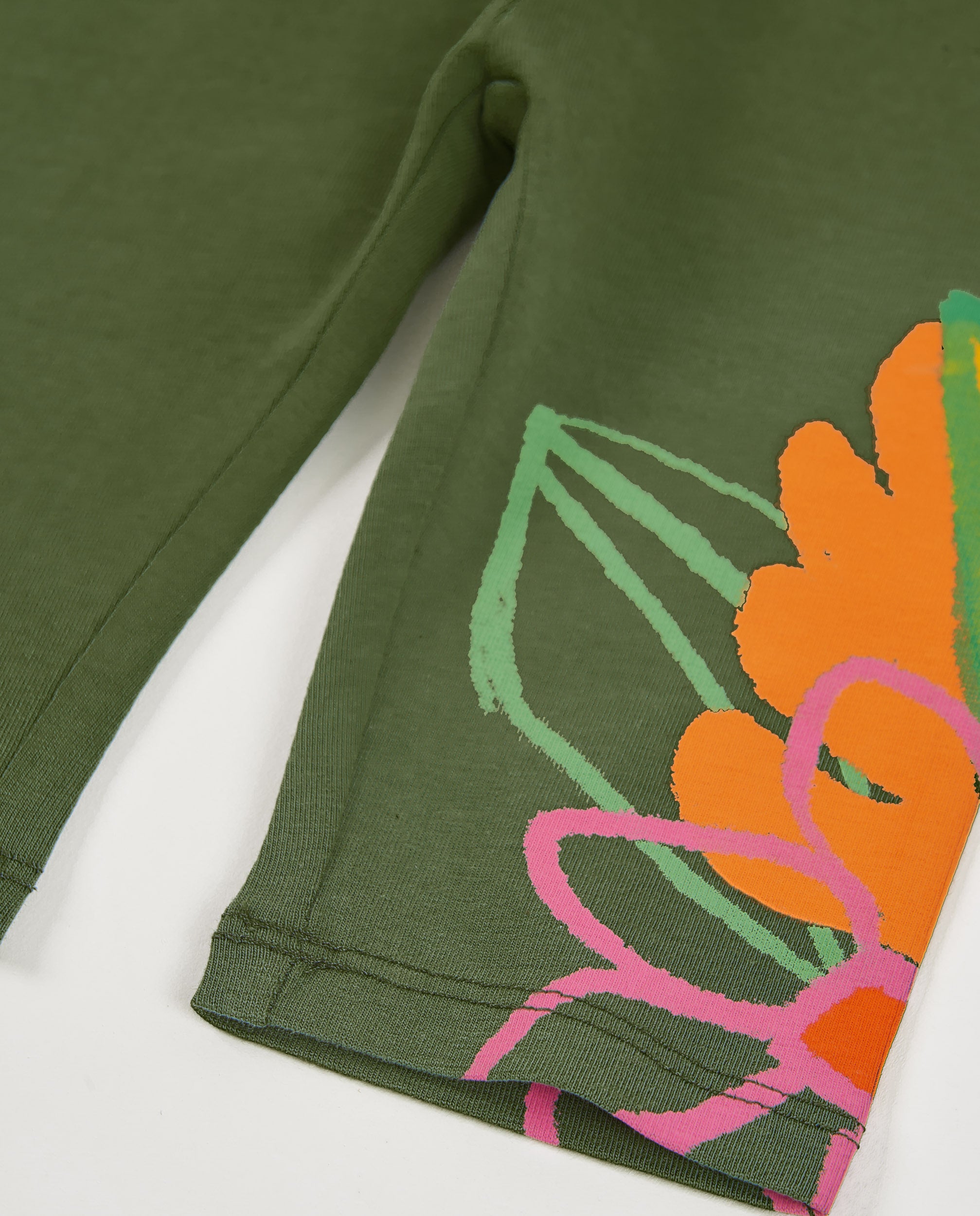 Tuc Tuc leggings bambina verde stampa pinocchietto